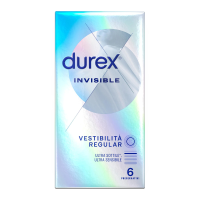Durex Invisibile Ultra Sottile Vestibilità Regular 6 Profilattici