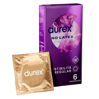 Durex No Latex Vestibilità Regular 6 Profilattici