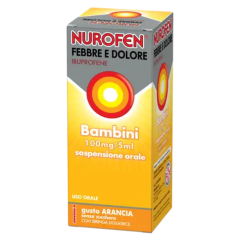 nurofen febbre dolore sciroppo bambini 100mg/5ml arancia - gekofar srl