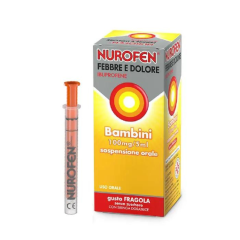 nurofen febbre dolore sciroppo bambini 100mg/5ml fragola