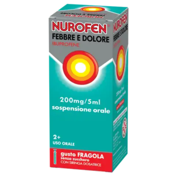 nurofen febbre dolore sciroppo bambini 200mg/5ml fragola - gekofar srl