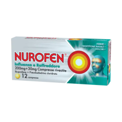 nurofen influenza e raffreddore 12 compresse - reckitt