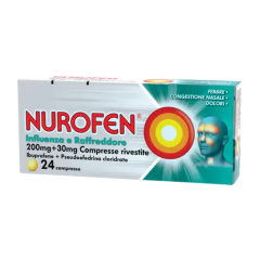 nurofen influenza e raffreddore 24 compresse