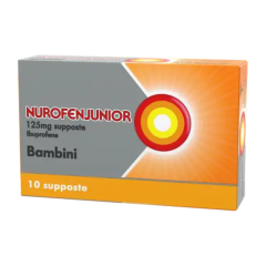 nurofen junior bambini 10 supposte 125mg - reckitt