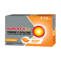 nurofen kid febre & dolore 24 100mg capsule masticabili