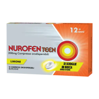 Nurofen Teen 12 Compresse Orosolubili Limone 200mg - Reckitt