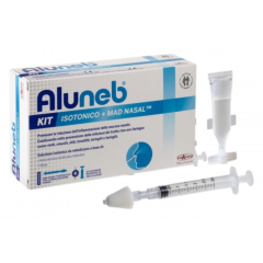 aluneb kit soluzione isotonica 15 flaconcini + mad nasal