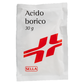 acido borico 1 bustina 30g - sella