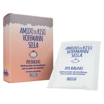 amido di riso hoffmann per bagno 6 buste - sella