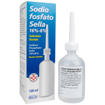 clisma fosfato sodico soluzione rettale 120ml - sella