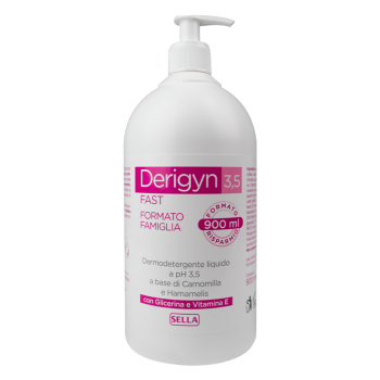 derigyn ph 3,5 fast detergente intimo formato risparmio 900ml