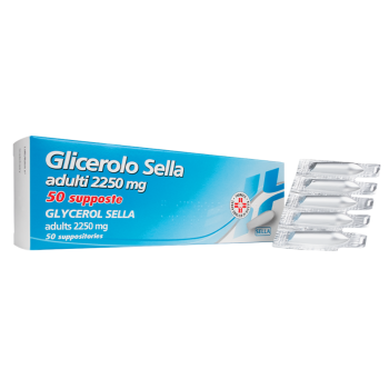 glicerolo adulti 50 supposte 2250mg - sella