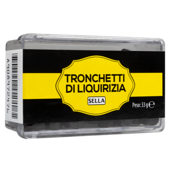 liquirizia tronchetti scatola 33g - sella