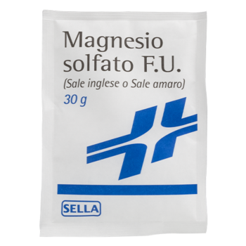 magnesio solfato f.u. polvere 1 busta 30g - sella