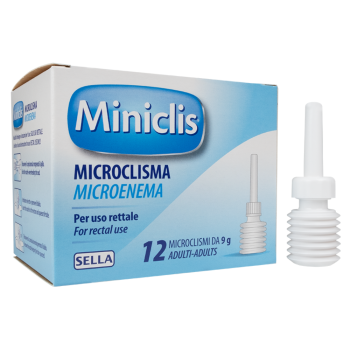 miniclis adulti 12 microclismi uso rettale da 9g