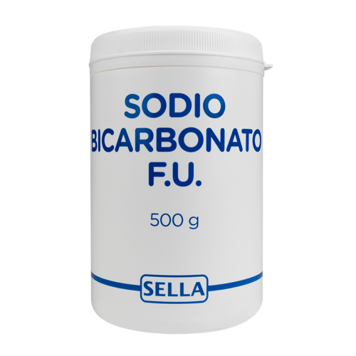 Sodio Bicarbonato F.U. Polvere Barattolo 500g - Sella