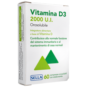 vitamina d3 2.000 u.i. orosolubili 60 compresse