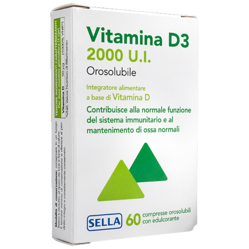 Vitamina D3 2.000 U.I. Orosolubili 60 Compresse