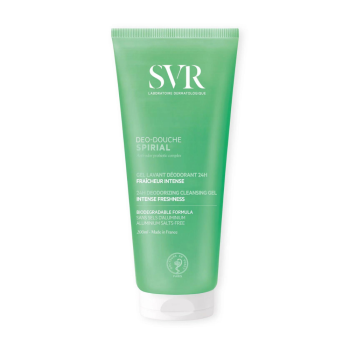 svr - spirial gel déo douche gel detergente deodorante freschezza intensa 200ml