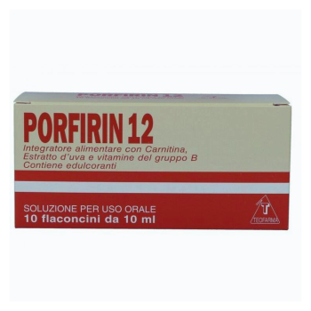 porfirin 12 integratore 10 flaconcini 