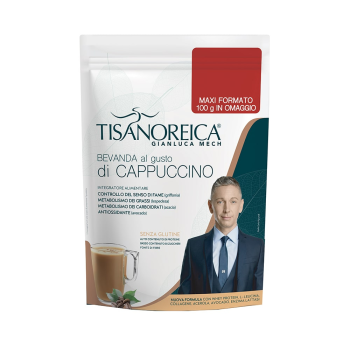 gianluca mech - tisanoreica bevanda al gusto di cappuccino classico maxi formato 500g