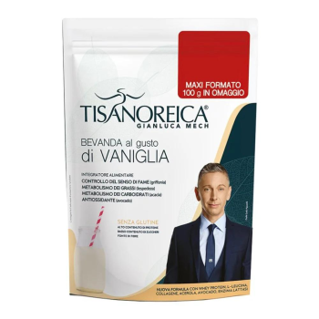 gianluca mech - tisanoreica bevanda al gusto vaniglia classico maxi formato 500g 