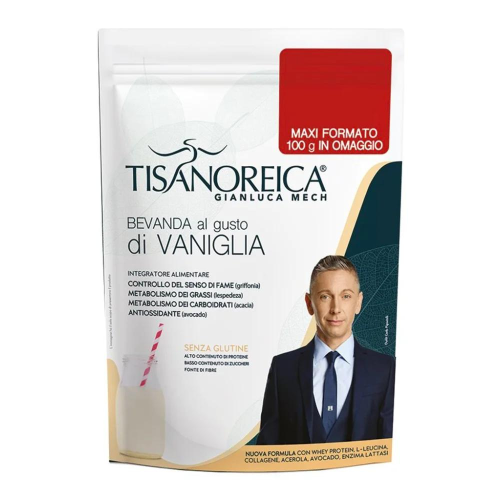 Gianluca Mech - Tisanoreica Bevanda Al Gusto Vaniglia Classico Maxi Formato 500g 