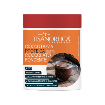 gianluca mech - tisanoreica cioccotazza proteica gusto cioccolato fondente 400g