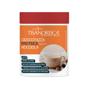 gianluca mech - tisanoreica cioccotazza proteica gusto nocciola 400g