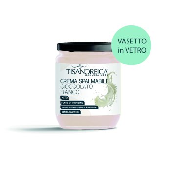 gianluca mech - tisanoreica crema spalmabile al cioccolato bianco lifestyle 200g