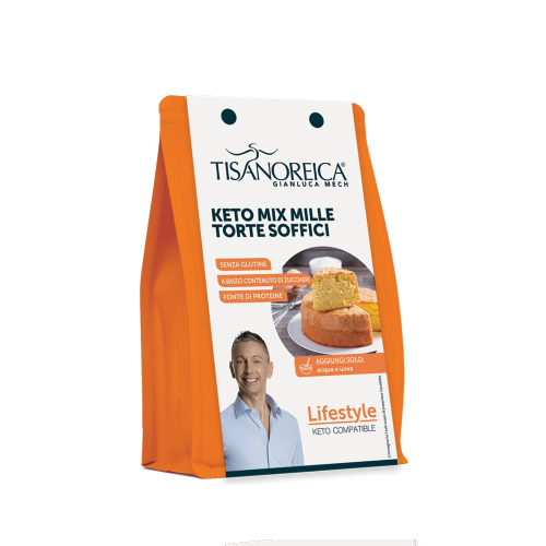 Gianluca Mech - Tisanoreica Keto Mix Mille Torte Soffici Gusto Vaniglia Lifestyle 400g