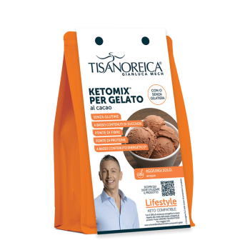 gianluca mech - tisanoreica ketomix per gelato gusto cacao 400g