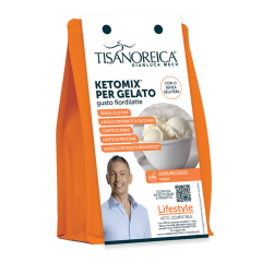 gianluca mech - tisanoreica ketomix per gelato gusto fiordilatte 400g