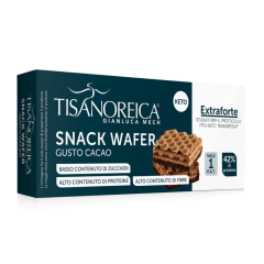 gianluca mech - tisanoreica snack wafer gusto cacao 2 snack da 18g