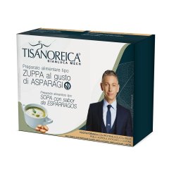 gianluca mech - tisanoreica preparato zuppa vegan al gusto asparagi 34g 4 pat