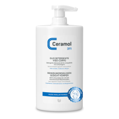 ceramol 311 olio detergente viso e corpo uso frequente tutti i tipi di pelle 400ml