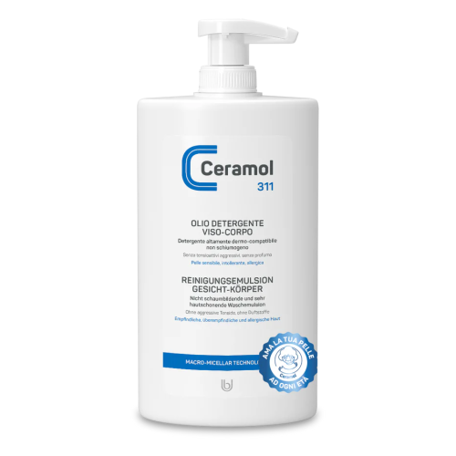 Ceramol 311 Olio Detergente Viso E Corpo Uso Frequente Tutti I Tipi Di Pelle 400ml