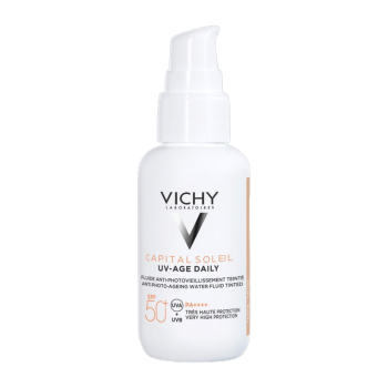 vichy capital soleil uv-age daily colorato spf 50+ fluido solare anti-fotoinvecchiamento 40ml