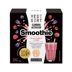 zuccari yes sirt slimming activator smoothie uva nera cranberry e lamponi 10 bustine 30g