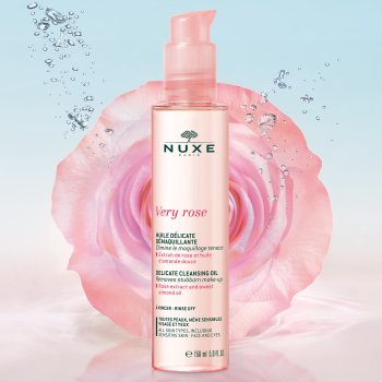 nuxe very rose olio delicato struccante 150 ml