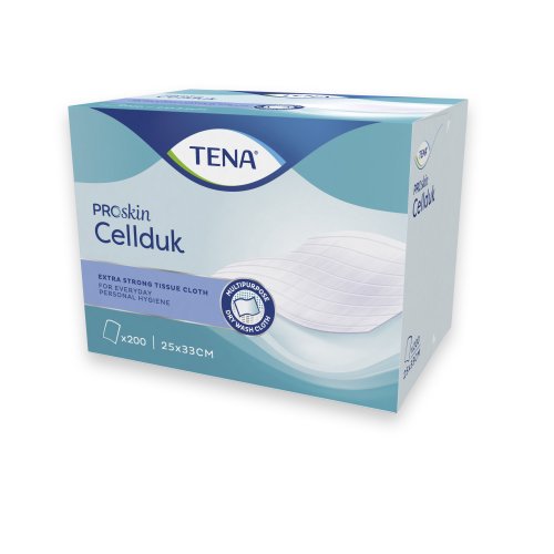 Tena Cellduk - Salviette Detersione senza risciacquo 200 pezzi