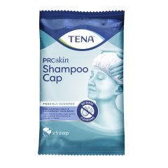 tena proskin shampoo cap - cuffia shampoo pre-umidificata senza risciacquo 1 pezzo