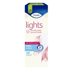Tena Lights Discreto Proteggi Slip Lungo - Perdite Urinarie Leggere 20 Pezzi