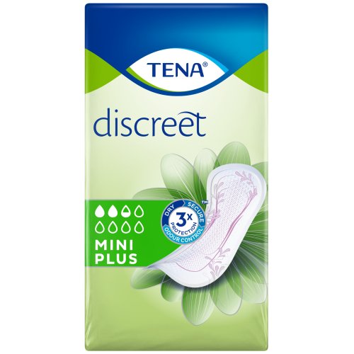 Tena Discreet Mini Plus - Assorbenti Incontinenza Moderata 16 pezzi