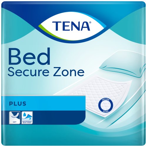 Tena Bed Plus Secure Zone - Traverse Assorbenti Monouso Dimensioni 80 X 180cm 20 Pezzi