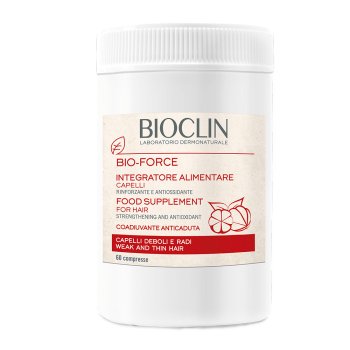 bioclin bio force capelli deboli e radi 60 compresse