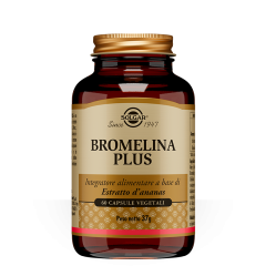 solgar - bromelina plus 60 capsule vegetali