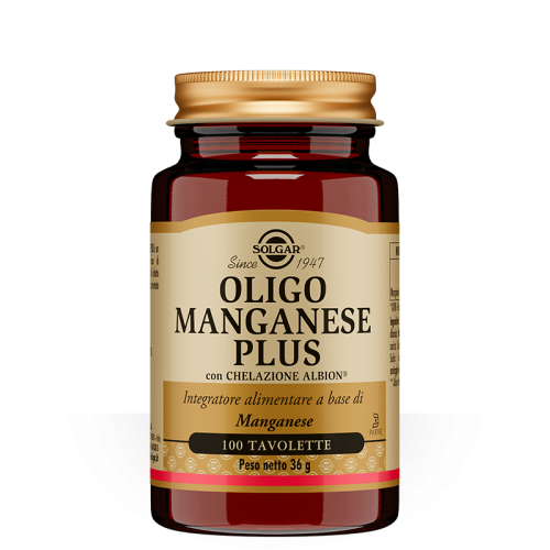 Solgar - Oligo Manganese Plus 100 Tavolette