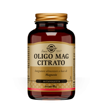 solgar - oligo mag citrato 60 tavolette 