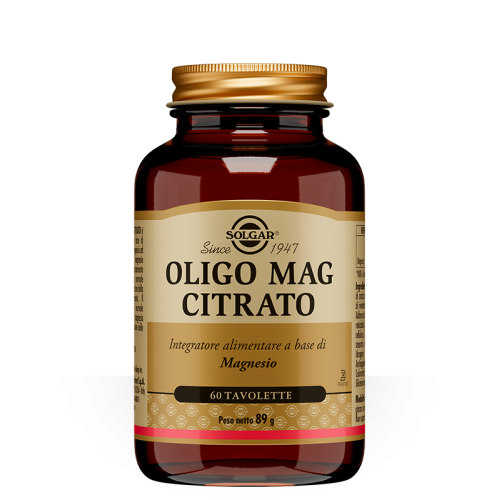 Solgar - Oligo Mag Citrato 60 Tavolette 